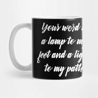 Psalm 119:105 Bible Verse English Standard Version Mug